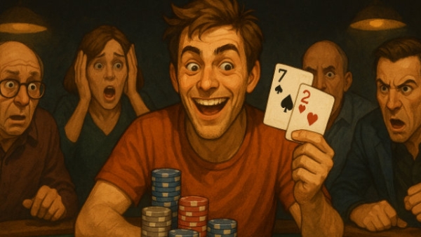 When Your Poker Strategy is Just Chaos… and It Works