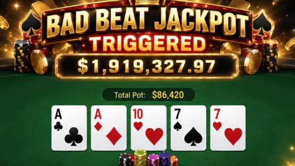 What is the GGPoker Bad Beat Jackpot and how does it work?
