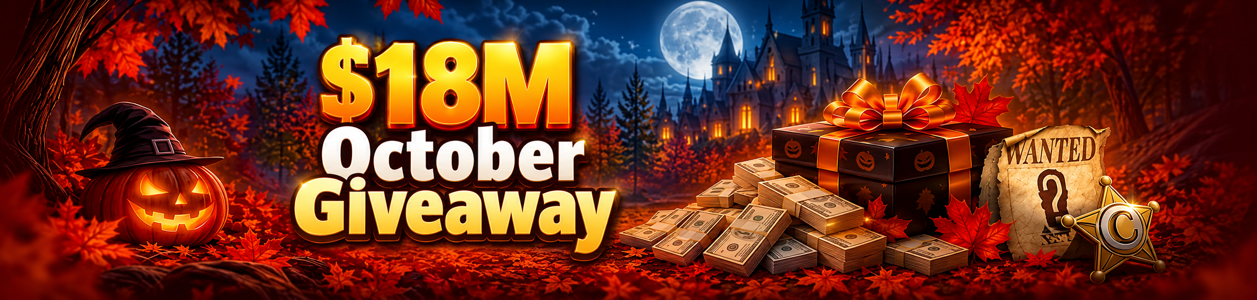 $18M October Giveaway