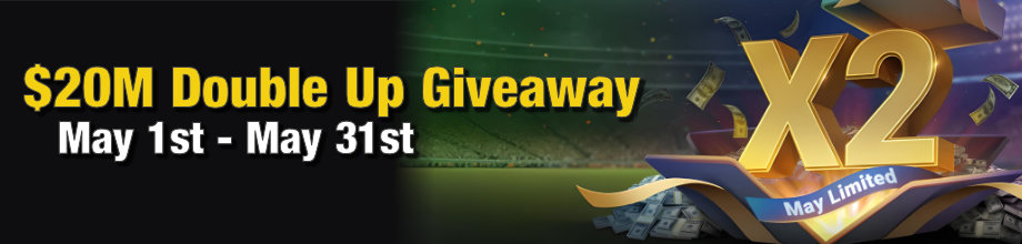 $20M Double Up Giveaway